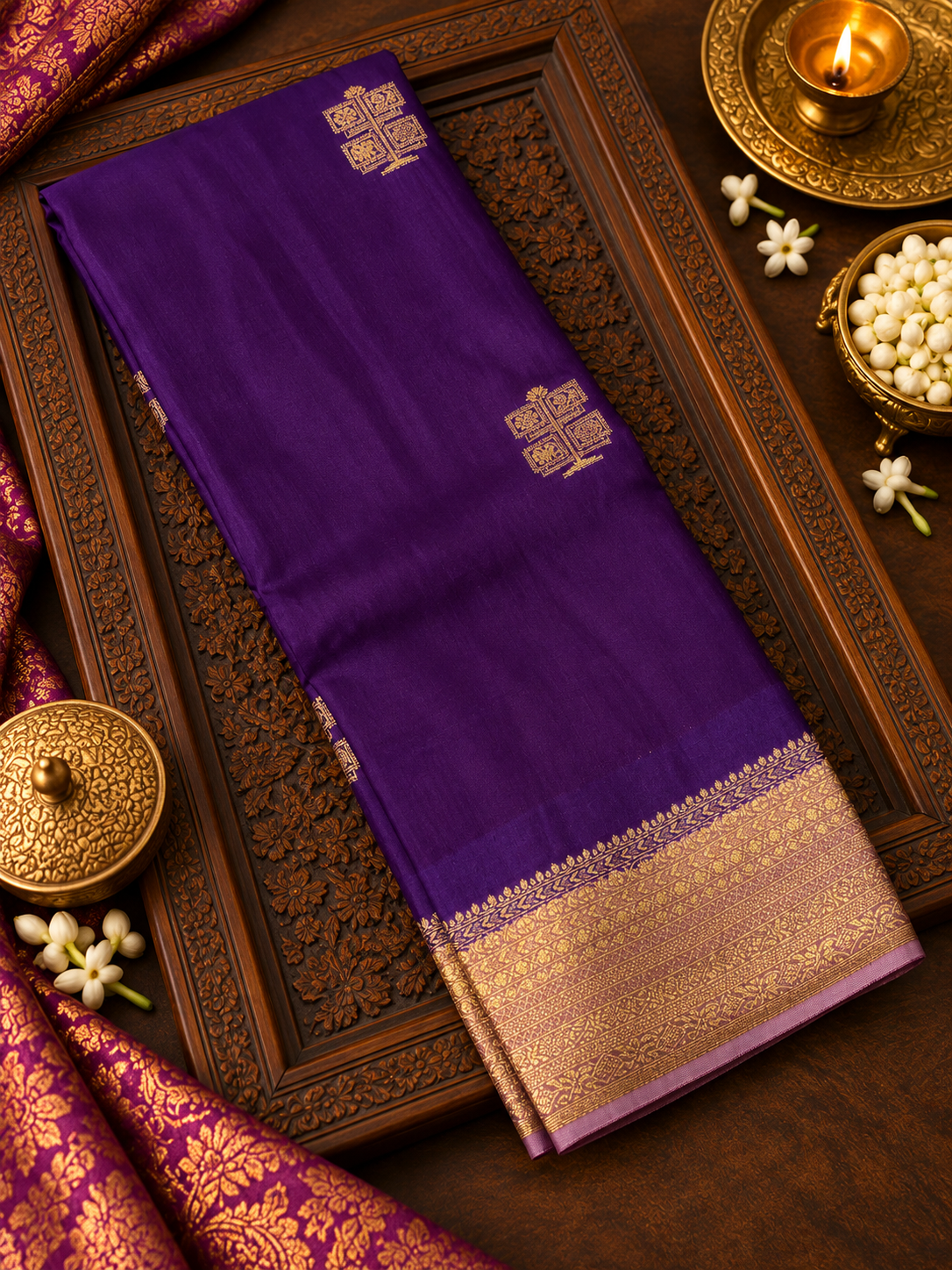 Premium Viscose Crepe Saree- 902556