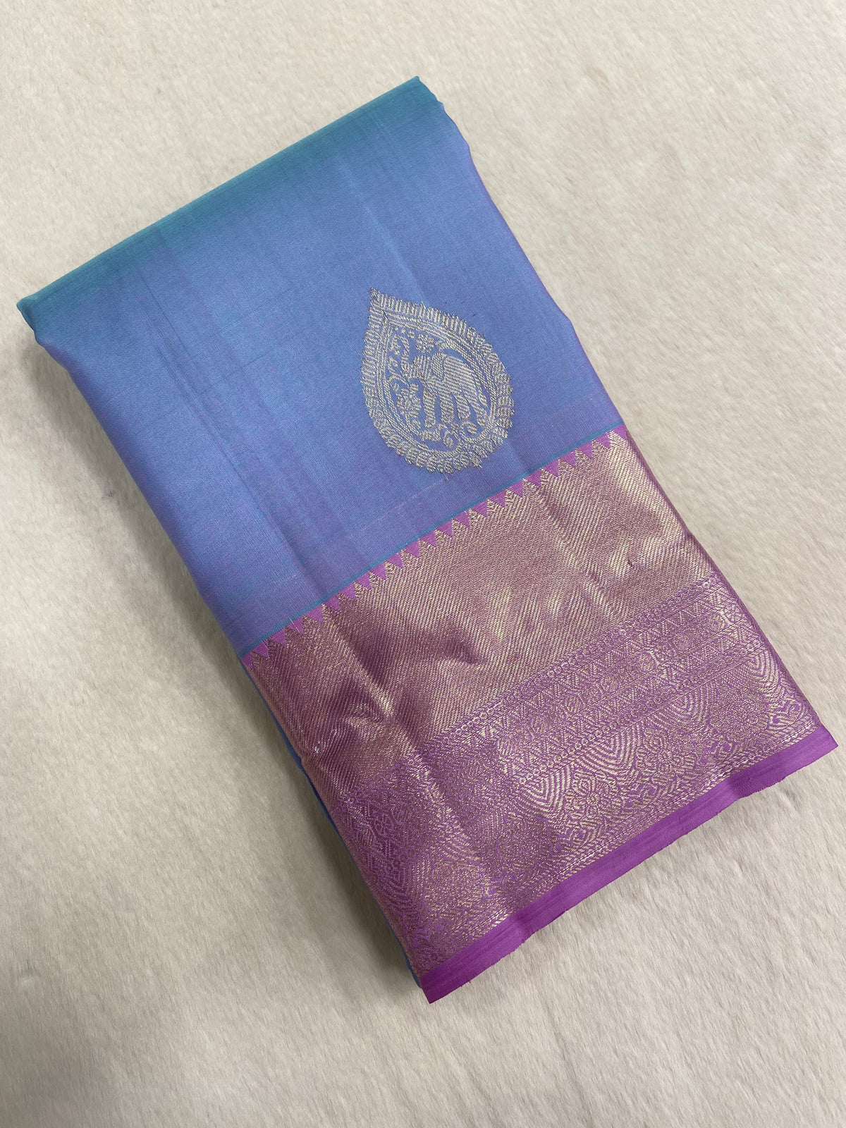 Pure zari handloom Kanjeevaram silk mark certified saree