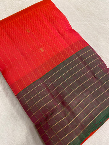 Pure mix Kanjeevaram soft silk saree