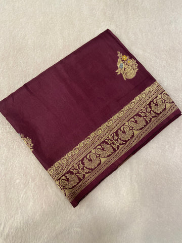 Premium Crepe Satin Silk Saree