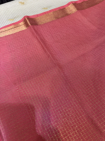 Premium Semi Crepe Mysore Silk Saree