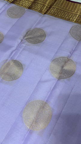 Half mix Kanjeevaram silk saree