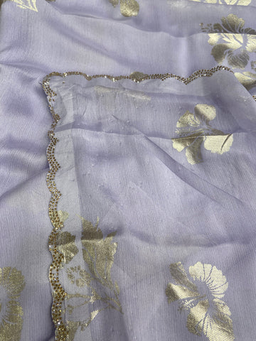 Premium Dola Silk With Border Work Saree