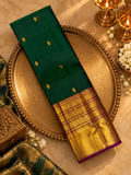 Pure 1G zari handloom Kanjeevaram Silk Saree- Silk mark certified- PS2350