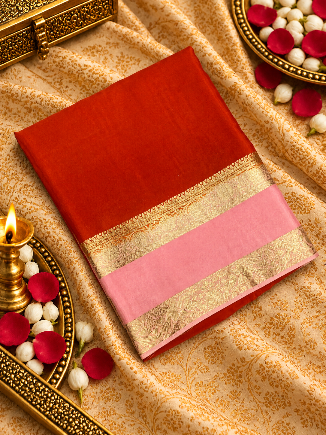 Pure Mix Crepe Mysore Silke Saree - 902772