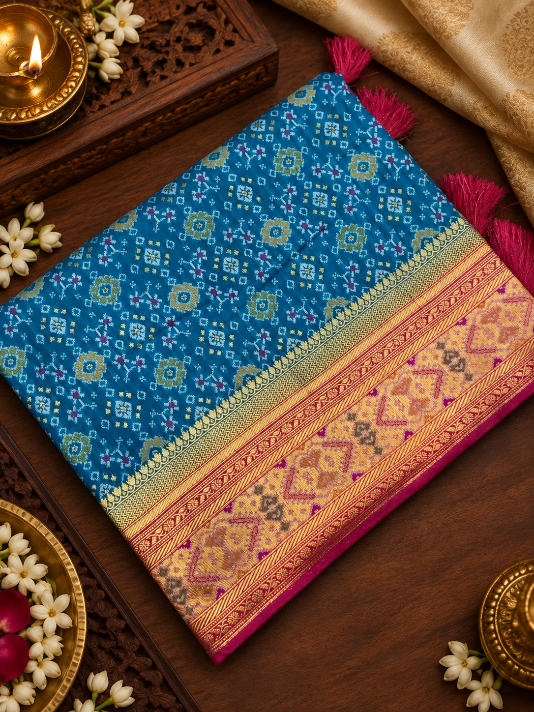 Premium Pochampally Silk Saree -902123