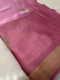 Pure crepe satin silk saree
