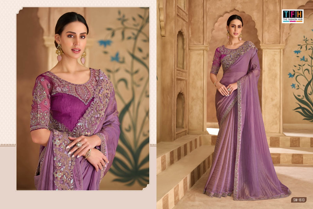 Designer Cocktail Saree