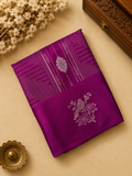 Premium Crepe Satin Silk Saree (light)