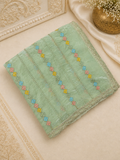 Premium Crush Organza Saree💚