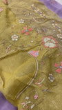 Premium Crush Organza Saree - 902343