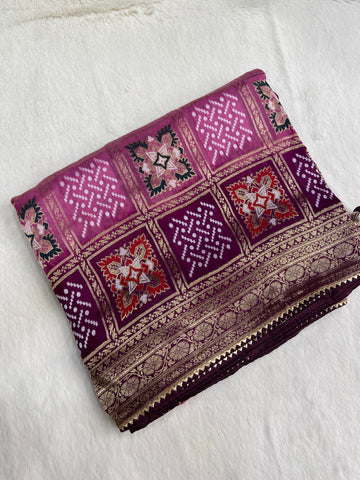Premium Gharchola saree