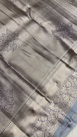 Bridal tissue semi silk saree
