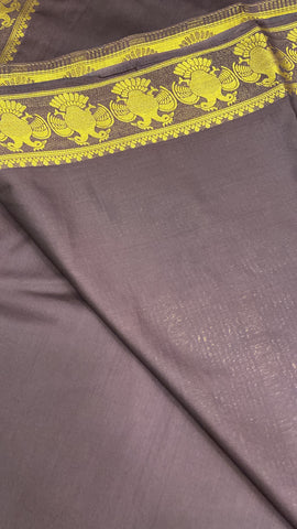 Premium Semi Crepe Mysore Silk Saree With Double Blouse