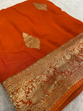 Premium Crepe Georgette Saree ✨