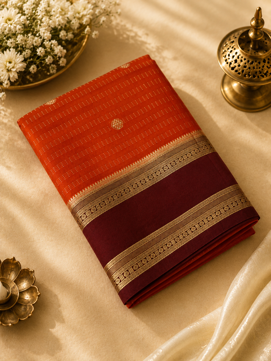 Premium Semi Chanderi Saree
