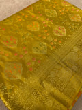 Premium Banarasi Crepe Satin Silk Saree - 902692