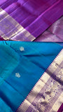 Pure 1G gold zari handloom Kanjeevaram Silk Saree- Silk mark certified- PS2401