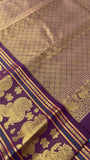 Pure Mix Kanjeevaram Silk Saree (Dark) - 902662