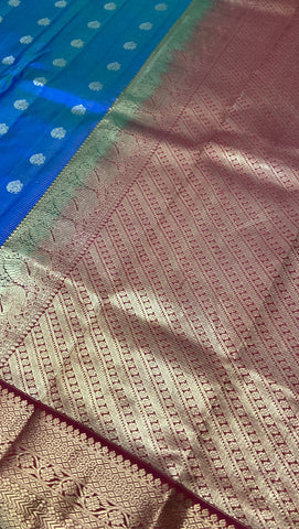 Pure Kanjeevaram silk mark certified saree
