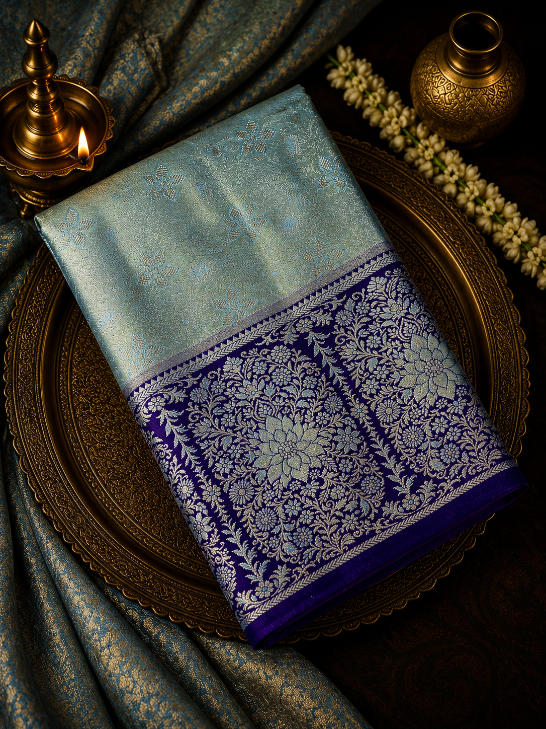 Bridal Semi Tissue Silk Saree