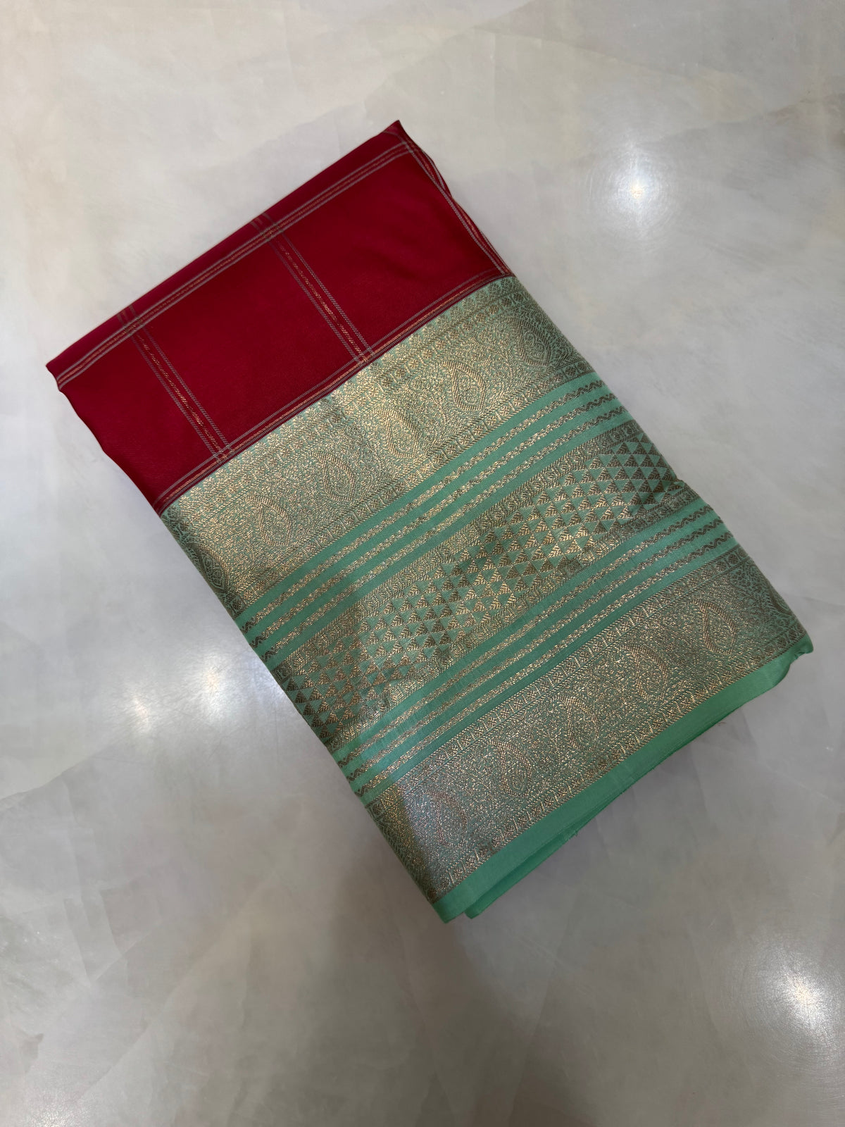 Pure Kanjeevaram silk mark certified saree