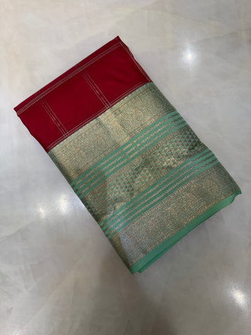 Pure Kanjeevaram silk mark certified saree