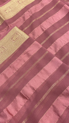 Premium Semi Crepe Mysore Silk Saree