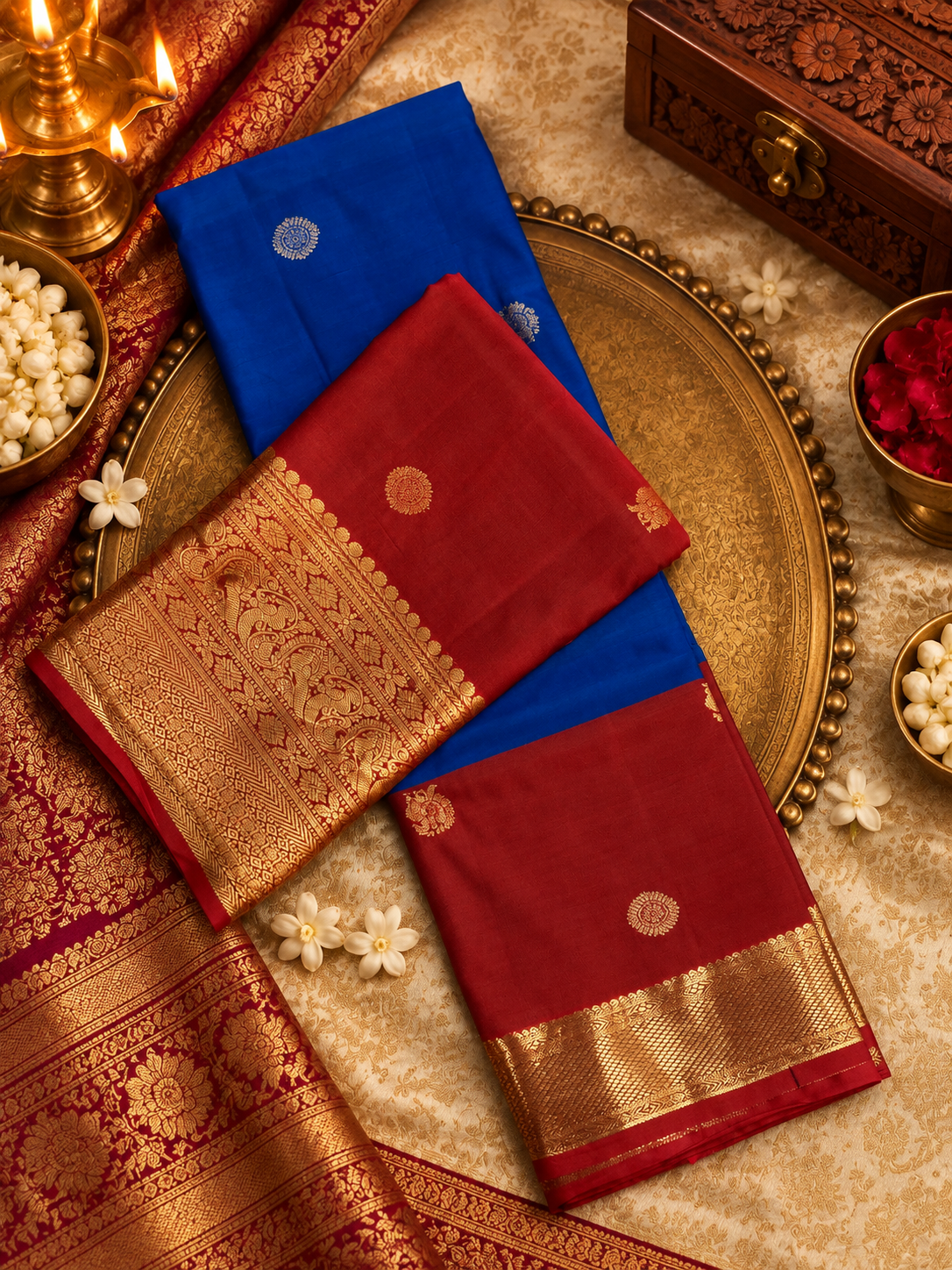 Premium Semi Kanjeevaram Silk Saree - 902182