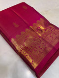 Pure 1G zari handloom Kanjeevaram Silk Saree- Silk mark certified- PS2407