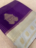 Pure  Mix Mysore Crepe Silk Saree