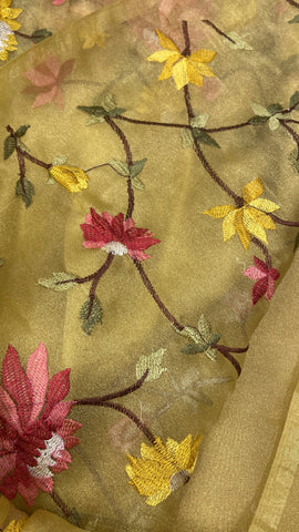 Premium tissue organza saree