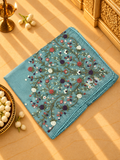 Premium Soft Organza Saree With Embroidery - 901991