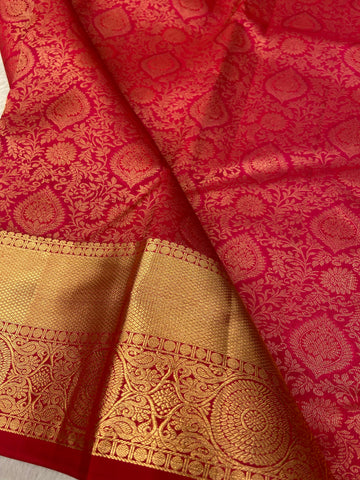 Pure Handloom Kanjeevaram Silk Mark Certified Saree