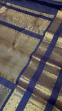 Pure 1G gold zari handloom Kanjeevaram Silk Saree- Silk mark certified- PS2385