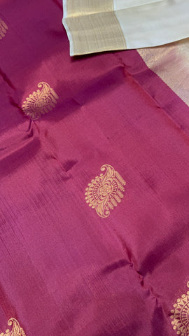 Half Mix Kanjeevaram Silk Saree