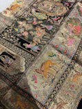 Premium Banarasi Crepe Kalamkari Saree