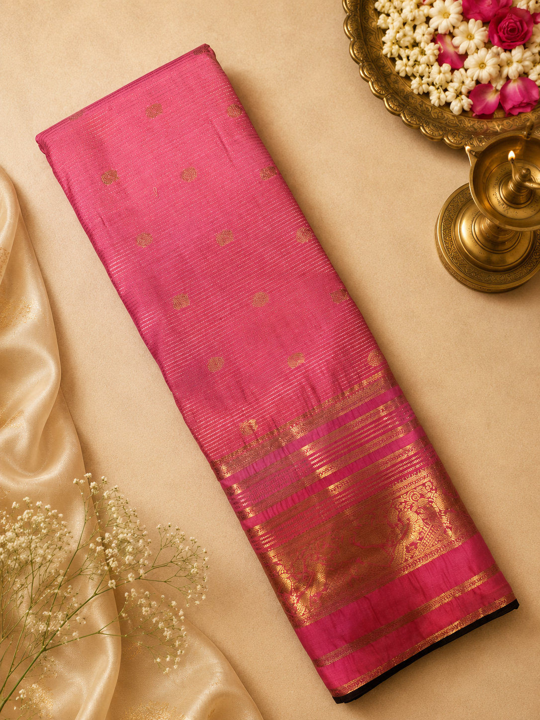 Premium Semi Kanchipuram Silk Saree