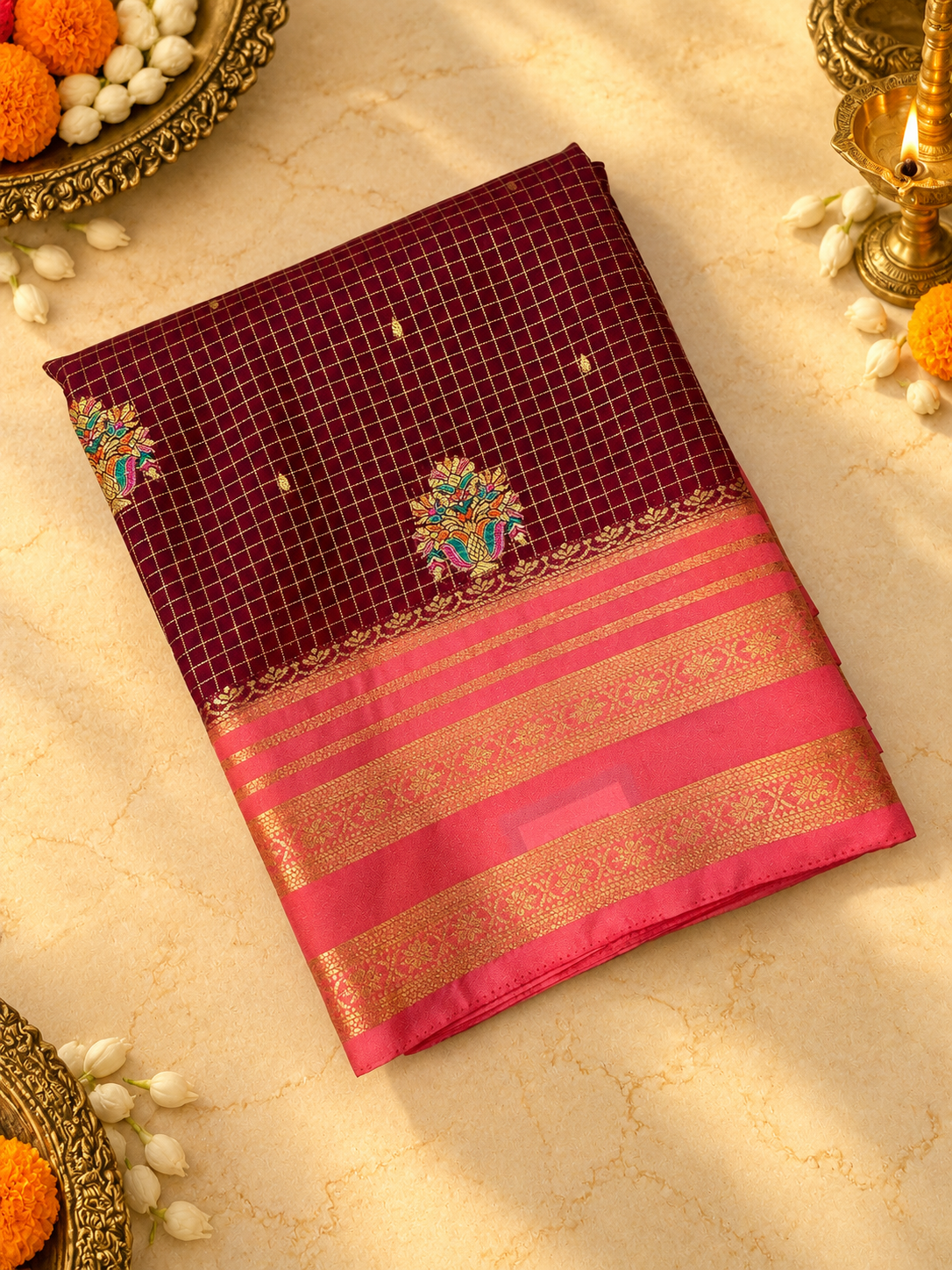 Premium Crepe Semi Mysore Silk Saree -902554