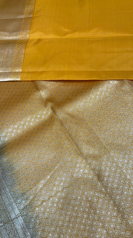 Pure Kanjeevaram silk mark certified saree