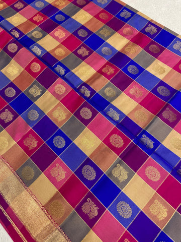 Premium Mini Kanchi Silk Saree🩷