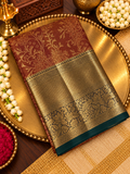 Premium Bridal Semi Kanchipuram Silk Saree - 902915