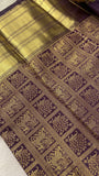 Premium Bridal Semi Kanchipuram Silk Saree - 902785