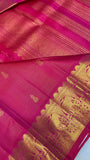 Pure 1G zari handloom Kanjeevaram Silk Saree- Silk mark certified- PS2407