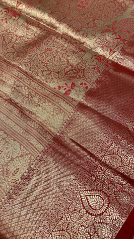 Bridal Semi Tissue Silk Saree