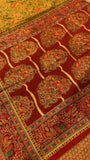 Premium Banarasi Crepe Kalamkari Saree