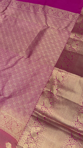 Half mix kanjeevaram silk saree