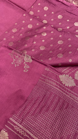 Premium crepe satin silk saree