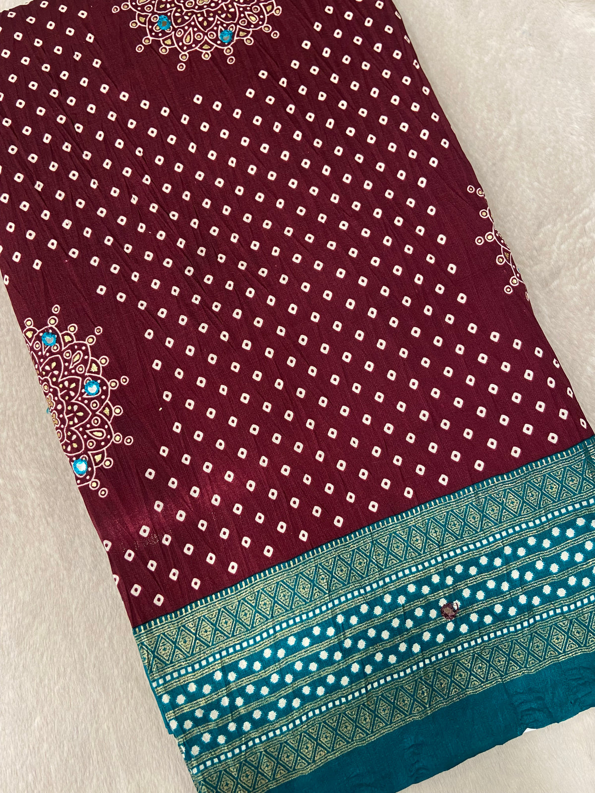 Premium Semi Gajji Modal Silk Saree