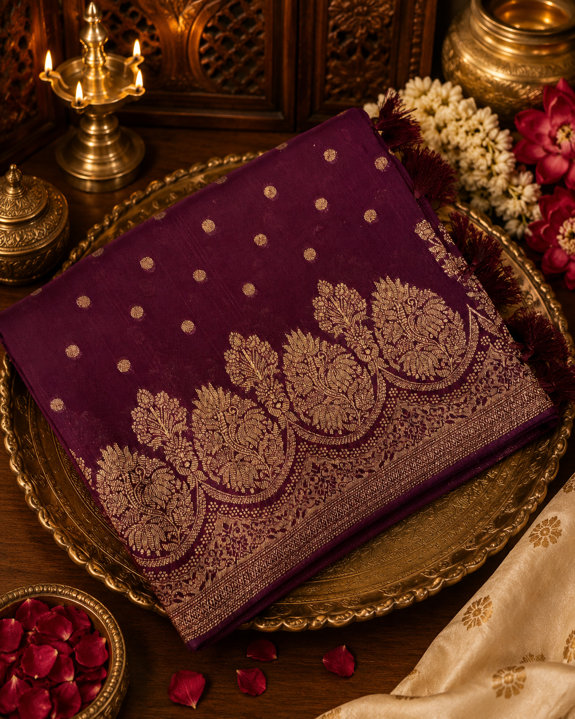 Premium Tassar Silk Saree